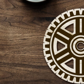 Intra απο ξύλο plywood 3mm-4mm πάχος – Στρογγυλό σουβέρ Μονοστρωμένο πρότυπο Δίασταση  20x20 cm INTRAFABR-102277177 - Image 1