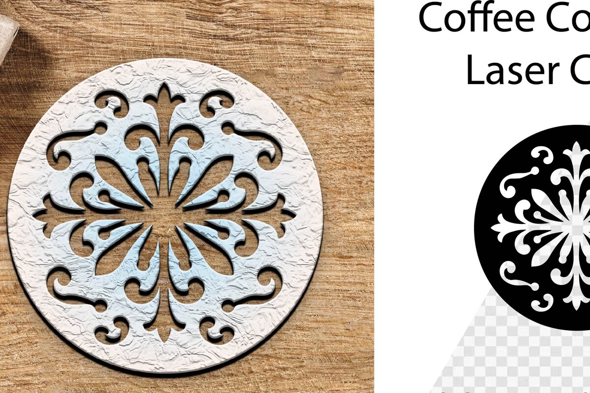 Intra απο ξύλο plywood 3mm-4mm πάχος – Στρογγυλό Coaster Coaster Cut Laser Δίασταση  20x20 cm INTRAFABR-115442762