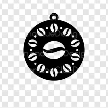 Intra απο ξύλο plywood 3mm-4mm πάχος – Στρογγυλό Σκουλαρίκι καφέ Δίασταση 5x5 cm INTRAFABR-104139930 - Image 2