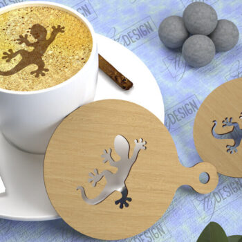 Intra απο ξύλο plywood 3mm-4mm πάχος – Στρογγυλή δέσμη με στένσιλ καφέ|Coffee Lover Δίασταση 20x20 cm INTRAFABR-107827653 - Image 10