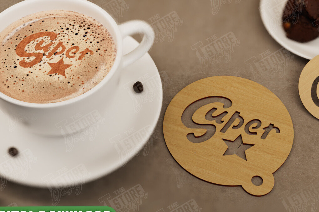 Intra απο ξύλο plywood 3mm-4mm πάχος – Στρογγυλό στένσιλ καφέ | Σούπερ Δίασταση  20x20 cm INTRAFABR-107517779