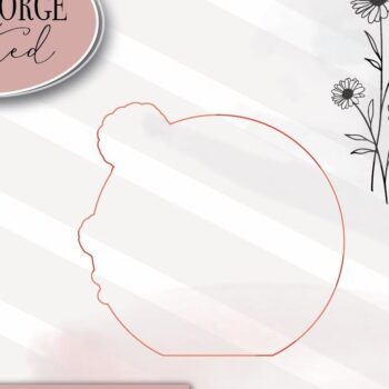 Intra απο ξύλο plywood 3mm-4mm πάχος – Στρογγυλό Floral Πλαίσιο Δίασταση 20x20 cm INTRAFABR-70928520 - Image 3