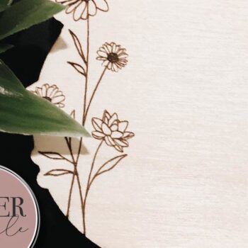 Intra απο ξύλο plywood 3mm-4mm πάχος – Στρογγυλό Floral Πλαίσιο Δίασταση 20x20 cm INTRAFABR-70928520 - Image 4