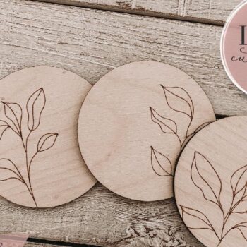 Intra απο ξύλο plywood 3mm-4mm πάχος – Στρογγυλό Floral Πλαίσιο Δίασταση 20x20 cm INTRAFABR-70610863 - Image 4