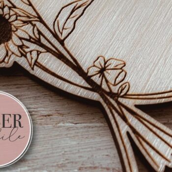 Intra απο ξύλο plywood 3mm-4mm πάχος – Στρογγυλό Floral σημάδι Δίασταση 20x20 cm INTRAFABR-70928324 - Image 4