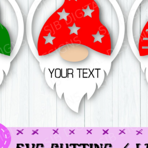 Intra απο ξύλο plywood 3mm-4mm πάχος – Στρογγυλό χριστουγεννιάτικο στολίδι Gnome, με στρώσεις Δίασταση  20x20 cm INTRAFABR-39049500