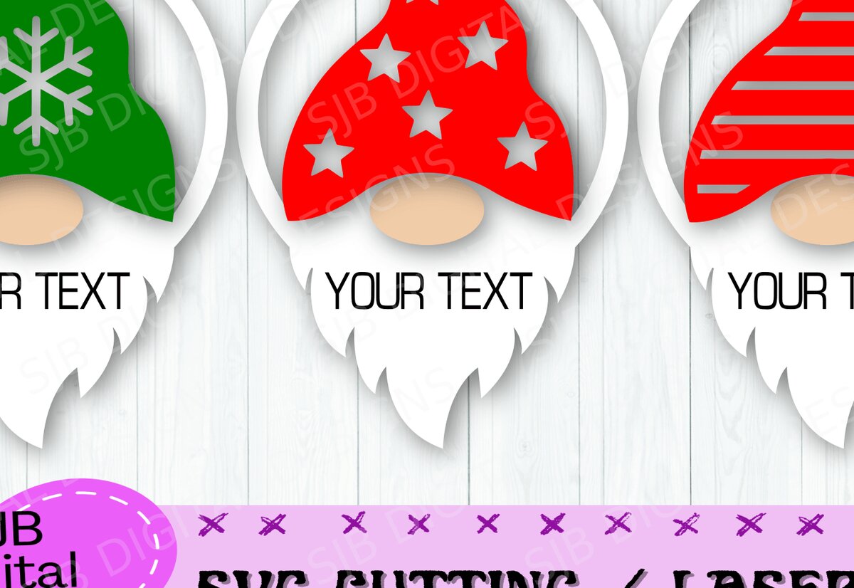 Intra απο ξύλο plywood 3mm-4mm πάχος – Στρογγυλό χριστουγεννιάτικο στολίδι Gnome, με στρώσεις Δίασταση  20x20 cm INTRAFABR-39049500