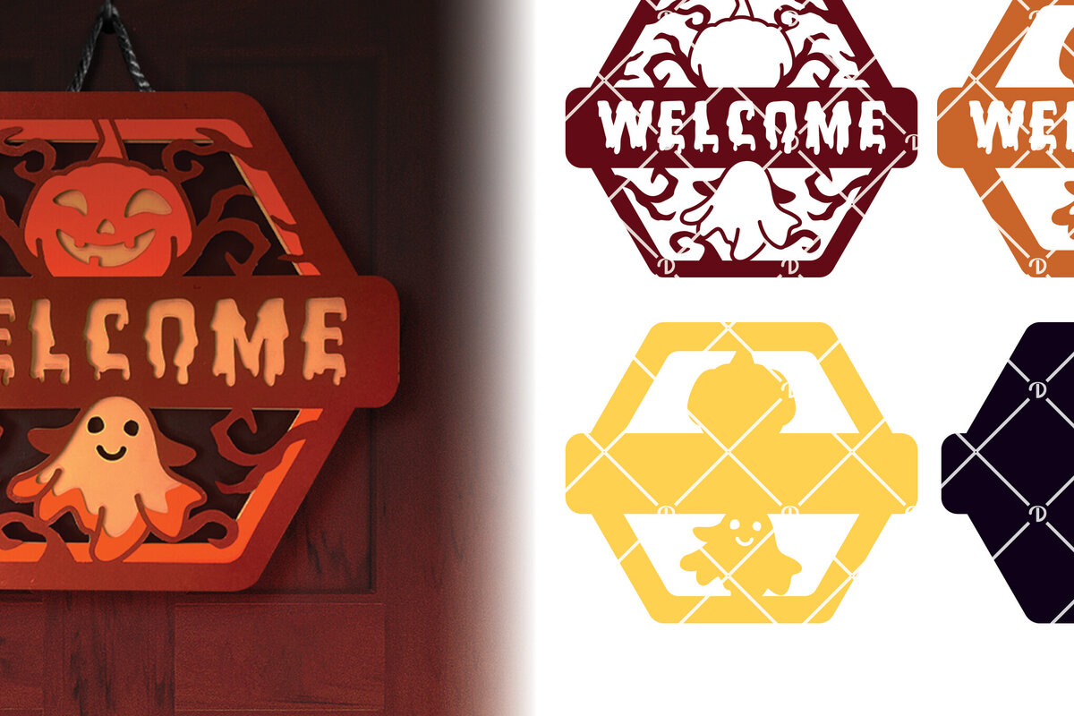 Intra απο ξύλο plywood 3mm-4mm πάχος – Στρογγυλή πινακίδα πόρτας αποκριών με φάντασμα Δίασταση  20x20 cm INTRAFABR-107545350