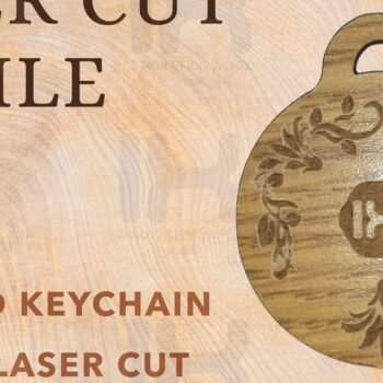 Intra απο ξύλο plywood 3mm-4mm πάχος – Στρογγυλό μπρελόκ για Δίασταση  5x5 cm INTRAFABR-82244579 - Image 1