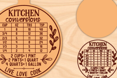 Intra απο ξύλο plywood 3mm-4mm πάχος – Στρογγυλό γράφημα μετατροπών κουζίνας Δίασταση  20x20 cm INTRAFABR-27530289