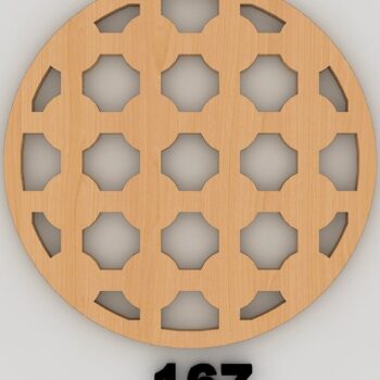 Intra απο ξύλο plywood 3mm-4mm πάχος – Στρογγυλά Σουβέρ Mandala Κομμένα Αρχεία Δίασταση  20x20 cm INTRAFABR-54605765 - Image 8