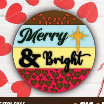 Intra απο ξύλο plywood 3mm-4mm πάχος – Στρογγυλή εύθυμη και φωτεινή πινακίδα, Vintage Δίασταση 20x20 cm INTRAFABR-42041913 - Image 2