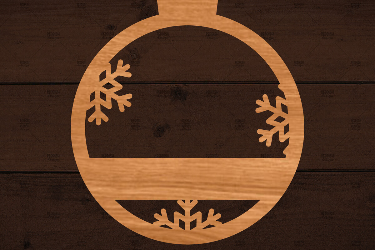 Intra απο ξύλο plywood 3mm-4mm πάχος – Στρογγυλό στολίδι, Χριστούγεννα Δίασταση  20x20 cm INTRAFABR-110908407