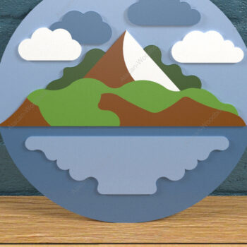 Intra απο ξύλο plywood 3mm-4mm πάχος – Στρογγυλή κρεμάστρα τοπίων διακοπών φοίνικα Δίασταση 20x20 cm INTRAFABR-82780742 - Image 9