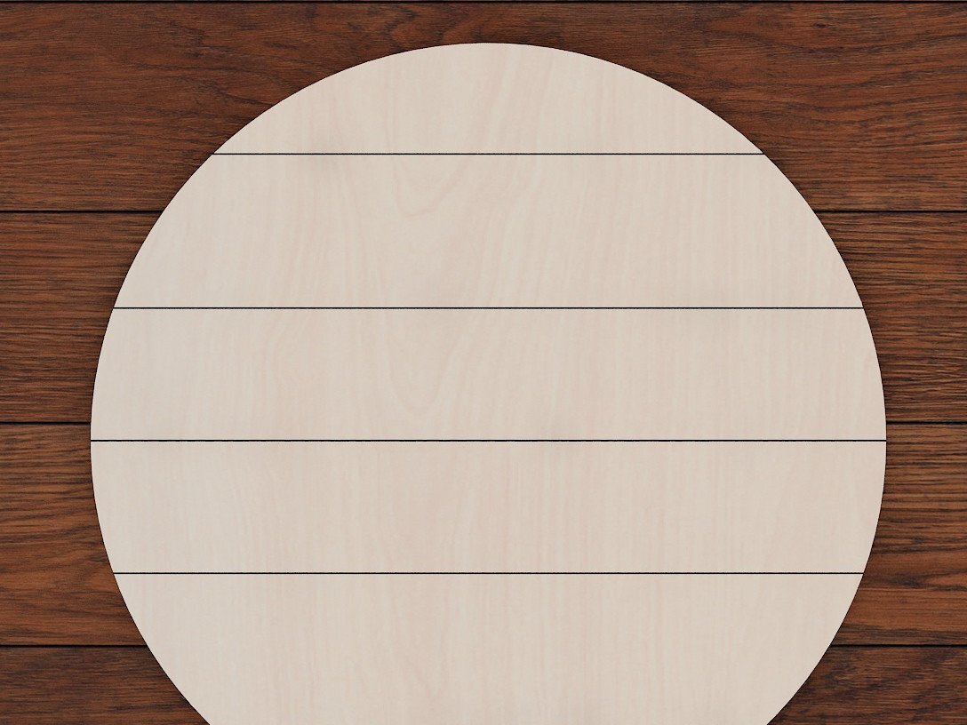 Intra απο ξύλο plywood 3mm-4mm πάχος – Round Shiplap Score Glowforge Files Δίασταση  20x20 cm INTRAFABR-42344639