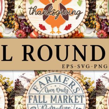 Intra απο ξύλο plywood 3mm-4mm πάχος – Στρογγυλή δέσμη Fall, Ημέρα των Ευχαριστιών Δίασταση 20x20 cm INTRAFABR-38379799 - Image 1