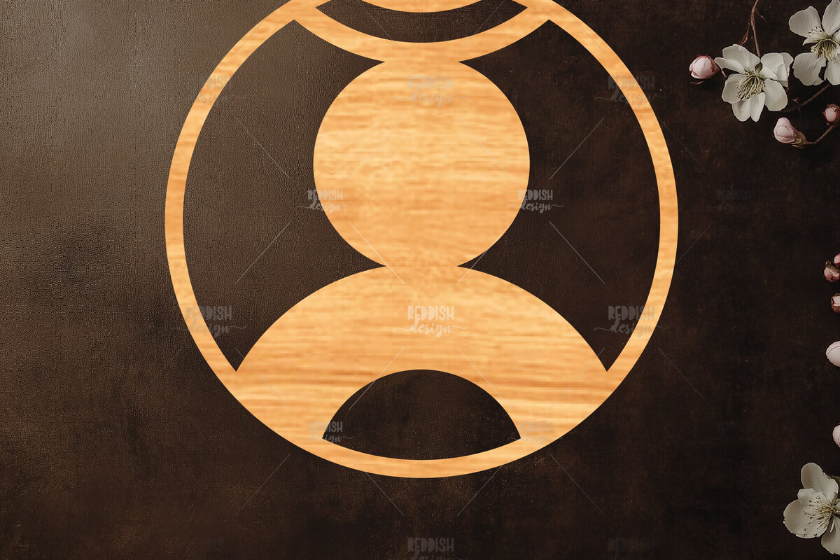 Intra απο ξύλο plywood 3mm-4mm πάχος – Στρογγυλή πινακίδα Δίασταση  20x20 cm INTRAFABR-121885773