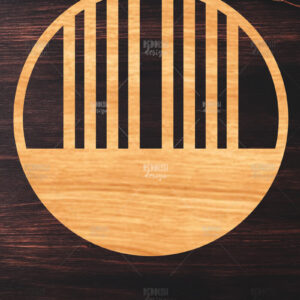 Intra απο ξύλο plywood 3mm-4mm πάχος – Στρογγυλή πινακίδα Δίασταση  20x20 cm INTRAFABR-121885878