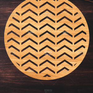 Intra απο ξύλο plywood 3mm-4mm πάχος – Στρογγυλή πινακίδα Δίασταση  20x20 cm INTRAFABR-121885664