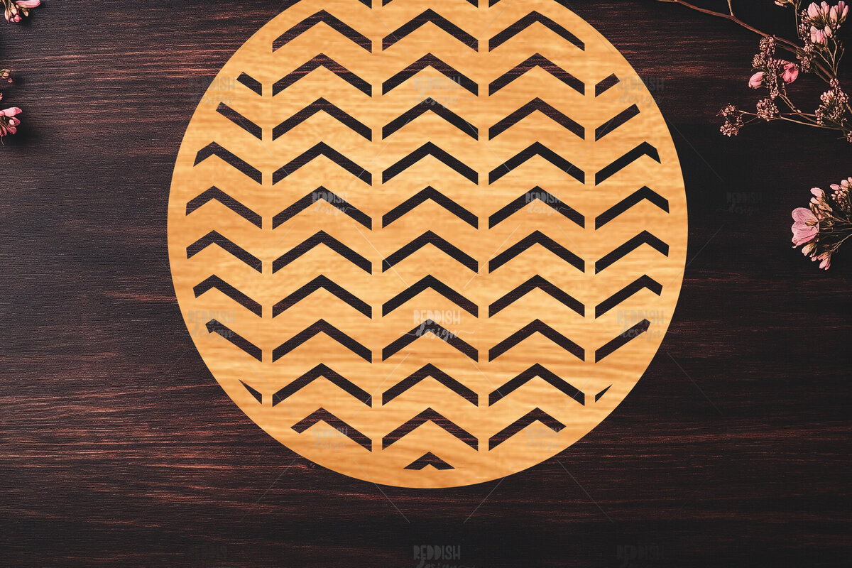 Intra απο ξύλο plywood 3mm-4mm πάχος – Στρογγυλή πινακίδα Δίασταση  20x20 cm INTRAFABR-121885664