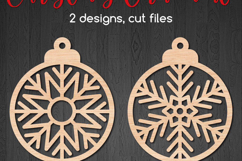 Intra απο ξύλο plywood 3mm-4mm πάχος – Στρογγυλά χριστουγεννιάτικα στολίδια με νιφάδα χιονιού Δίασταση  20x20 cm INTRAFABR-108863672