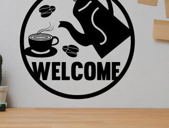 Intra απο ξύλο plywood 3mm-4mm πάχος – Στρογγυλή πινακίδα καλωσορίσματος με λέιζερ τσαγιού καφέ Δίασταση  20x20 cm INTRAFABR-64503577 - Image 3