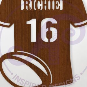 Intra απο ξύλο plywood 3mm-4mm πάχος – Ράγκμπι Σήμα ονόματος πουκάμισου Αρχείο κοπής με λέιζερ Δίασταση  20x20 cm INTRAFABR-118574995