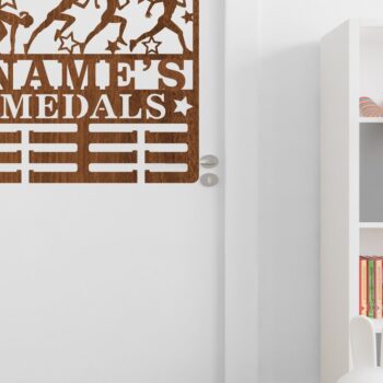 Intra απο ξύλο plywood 3mm-4mm πάχος – Δρομέας Γυναίκα Όνομα Κάτοχος Μεταλλίου Δίασταση  20x20 cm INTRAFABR-73715755 - Image 3