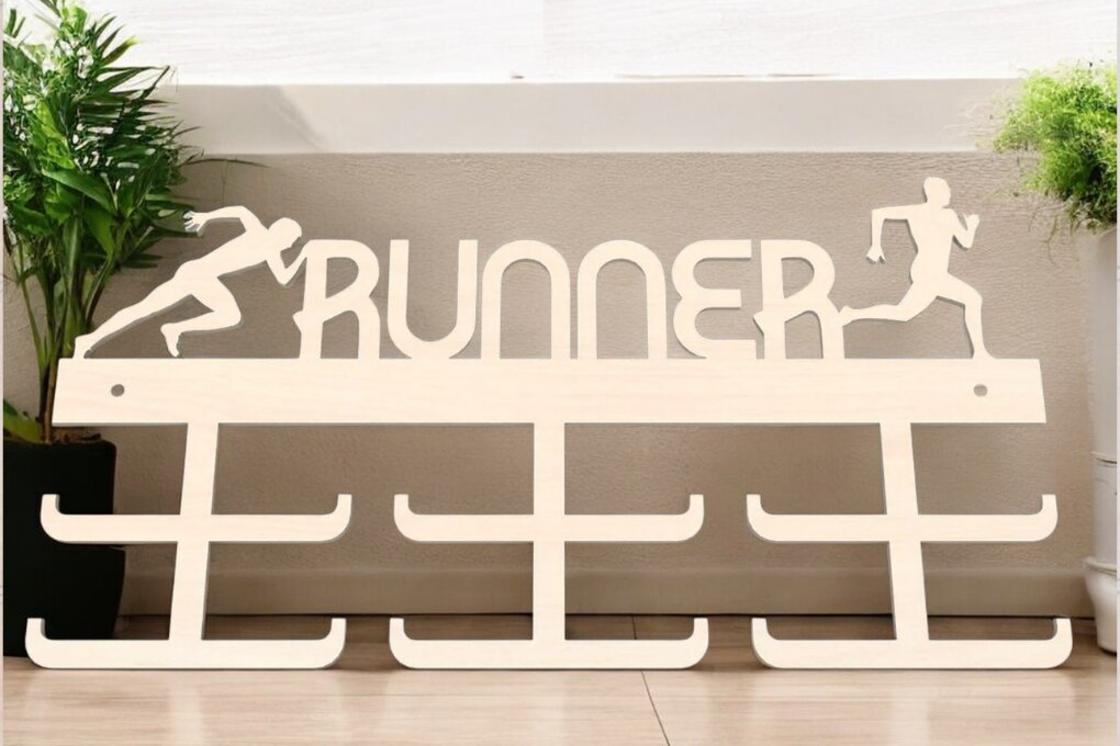 Intra απο ξύλο plywood 3mm-4mm πάχος – Κάτοχος μεταλλίου τρεξίματος 201α Δίασταση  20x20 cm INTRAFABR-118418283