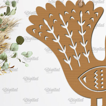 Intra απο ξύλο plywood 3mm-4mm πάχος – Ρουστίκ στολίδια ζώων LaserCut Πακέτο Δίασταση 20x20 cm INTRAFABR-102234022 - Image 11