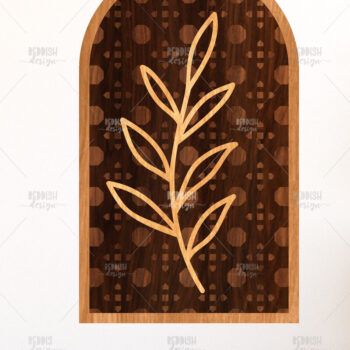 Intra απο ξύλο plywood 3mm-4mm πάχος – Ρουστίκ Βοτανική Τέχνη στελέχους Δίασταση 20x20 cm INTRAFABR-124968610 - Image 1