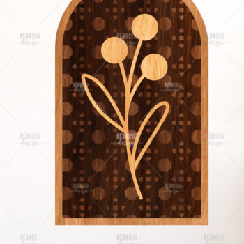 Intra απο ξύλο plywood 3mm-4mm πάχος – Ρουστίκ Βοτανική Τέχνη στελέχους Δίασταση 20x20 cm INTRAFABR-124968629 - Image 1