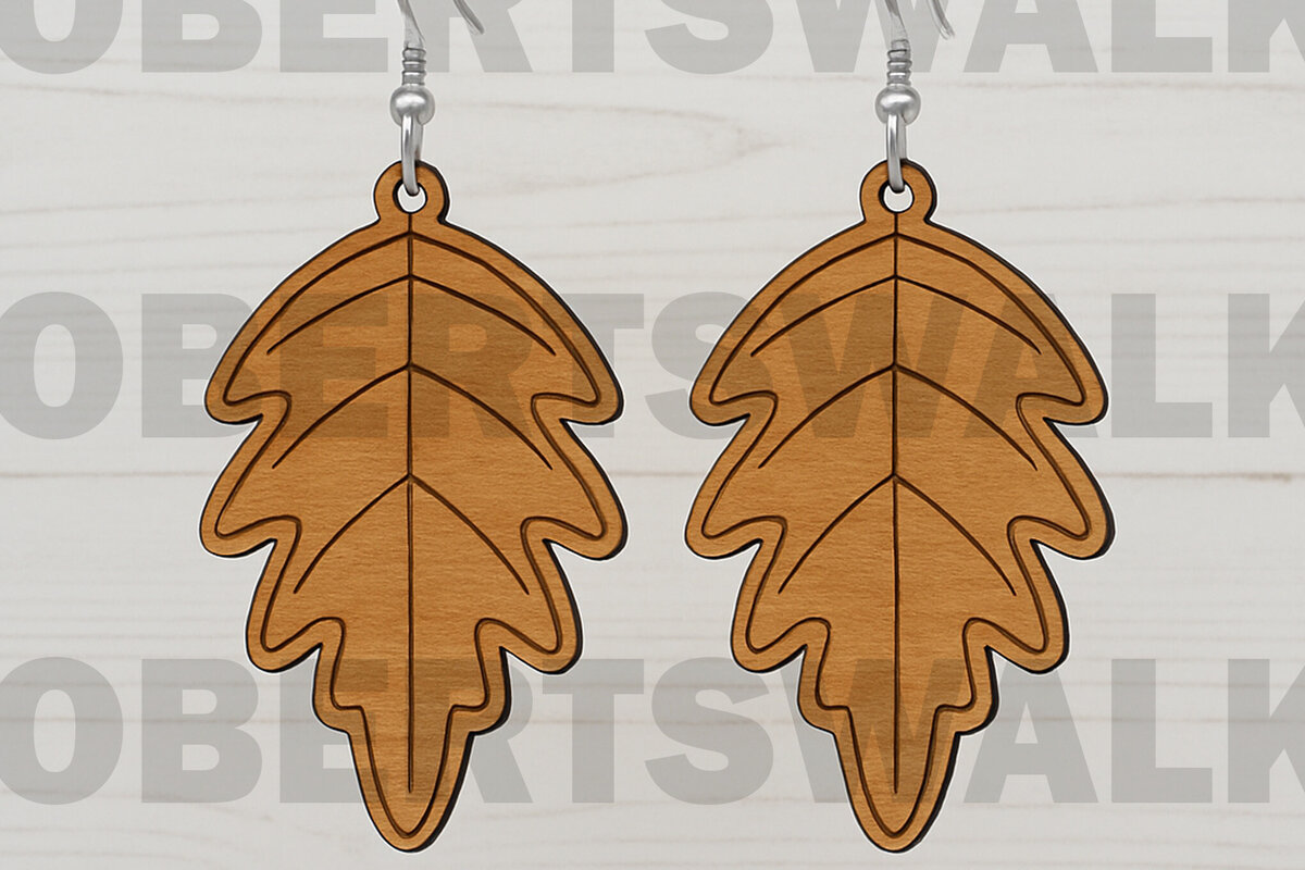 Intra απο ξύλο plywood 3mm-4mm πάχος – Ρουστίκ σκουλαρίκια δρυός Δίασταση  5x5 cm INTRAFABR-123755755