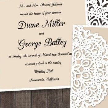 Intra απο ξύλο plywood 3mm-4mm πάχος – Ρουστίκ Πακέτο Προσκλητηρίου Γάμου Δίασταση  20x20 cm INTRAFABR-32044074 - Image 5