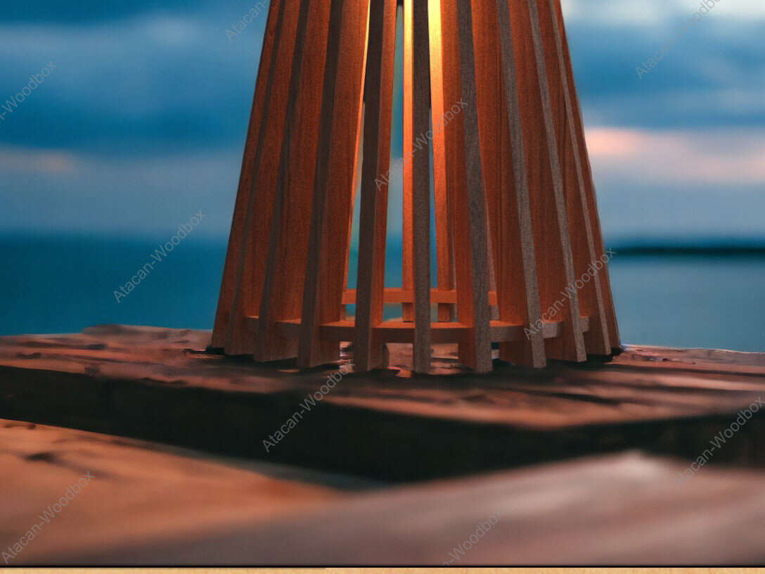 Intra απο ξύλο plywood 3mm-4mm πάχος – Κρεμαστό Ξύλο Φωτιστικό Ρουστίκ με Στρογγυλό Οβάλ Δίασταση  20x20 cm INTRAFABR-91939758