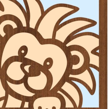 Intra απο ξύλο plywood 3mm-4mm πάχος – Safari Animal Art Wall Art Δίασταση  40x30 cm INTRAFABR-77433888 - Image 2