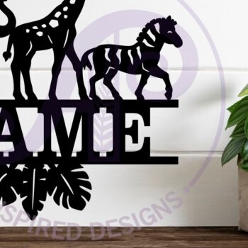 Intra απο ξύλο plywood 3mm-4mm πάχος – Safari Animals Name Sin Δίασταση  20x20 cm INTRAFABR-110476152 - Image 2