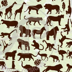 Intra απο ξύλο plywood 3mm-4mm πάχος – Safari Animals Bundle 54 Designs Δίασταση  40x30 cm INTRAFABR-65795948