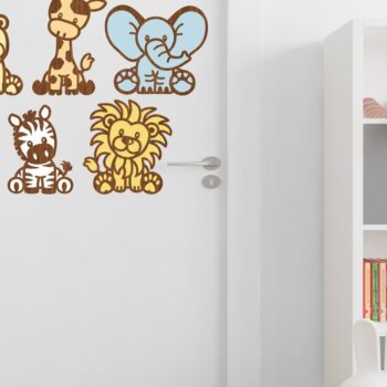 Intra απο ξύλο plywood 3mm-4mm πάχος – Safari Animals Two Layer F Δίασταση  20x20 cm INTRAFABR-73190818 - Image 2