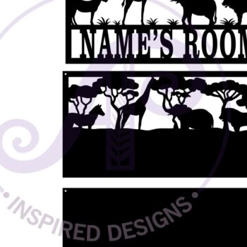 Intra απο ξύλο plywood 3mm-4mm πάχος – Αρχείο επιπέδων Safari Scene 3 Δίασταση  20x20 cm INTRAFABR-69992001 - Image 2