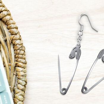 Intra απο ξύλο plywood 3mm-4mm πάχος – Αρχείο κοπής με λέιζερ σκουλαρίκια με καρφίτσα ασφαλείας Δίασταση  5x5 cm INTRAFABR-120976873 - Image 2