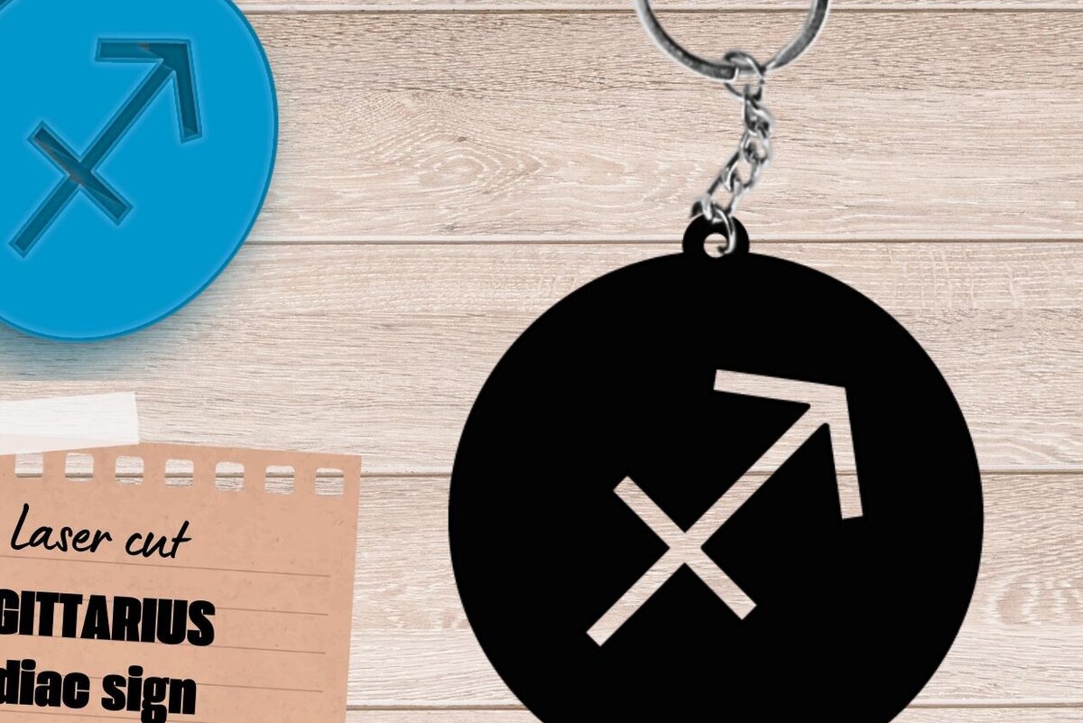 Intra απο ξύλο plywood 3mm-4mm πάχος – Ζώδιο Τοξότης, Ουράνιος Δίασταση  20x20 cm INTRAFABR-106316647