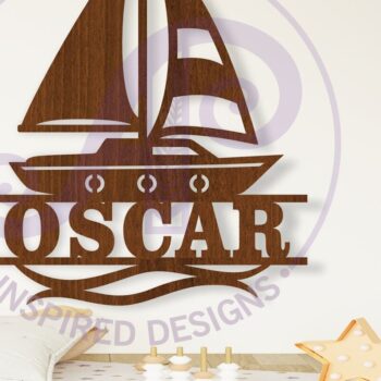 Intra απο ξύλο plywood 3mm-4mm πάχος – Σήμα ονόματος ιστιοπλοϊκού σκάφους Δίασταση  20x20 cm INTRAFABR-105899789 - Image 1