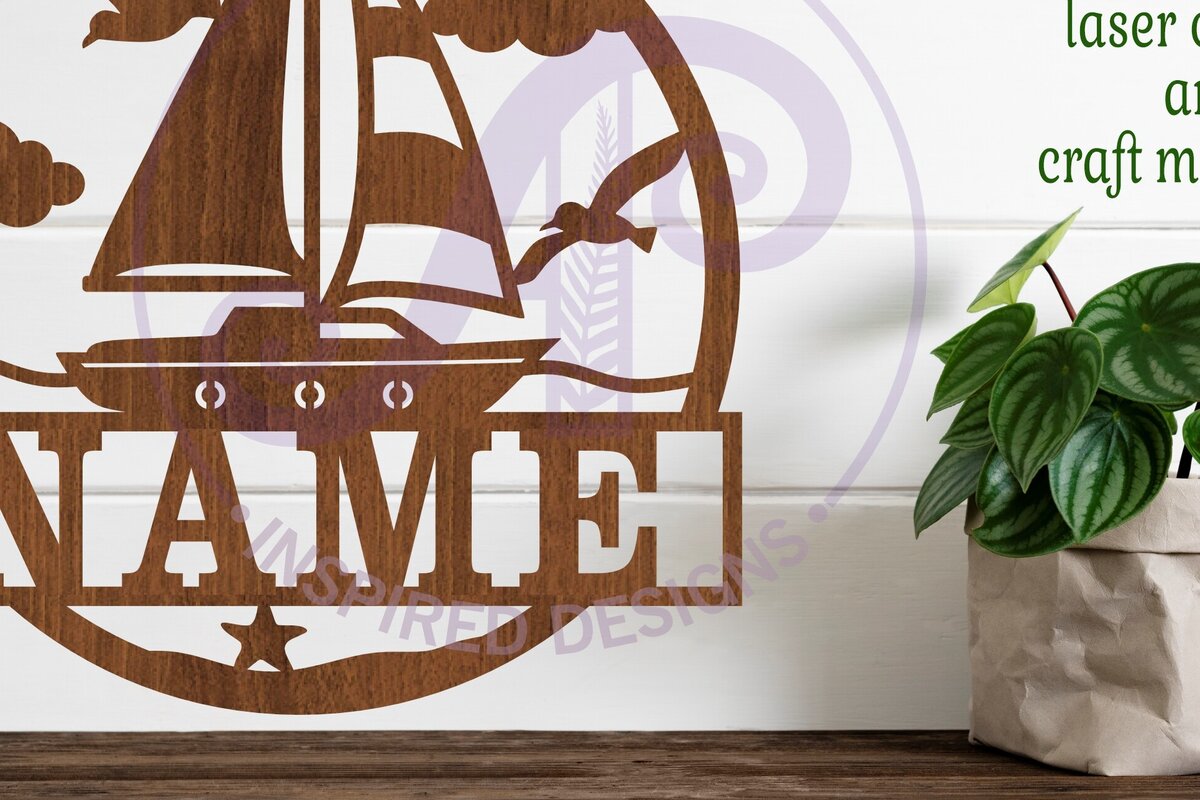 Intra απο ξύλο plywood 3mm-4mm πάχος – Σήμα ονόματος ιστιοπλοϊκού σκάφους Δίασταση  20x20 cm INTRAFABR-99238404