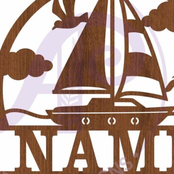 Intra απο ξύλο plywood 3mm-4mm πάχος – Σήμα ονόματος ιστιοπλοϊκού σκάφους Δίασταση  20x20 cm INTRAFABR-99238404 - Image 4