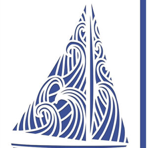 Intra απο ξύλο plywood 3mm-4mm πάχος – Ιστιοπλοϊκό σκάφος με κάρτα Waves Cut Δίασταση  20x20 cm INTRAFABR-12233639