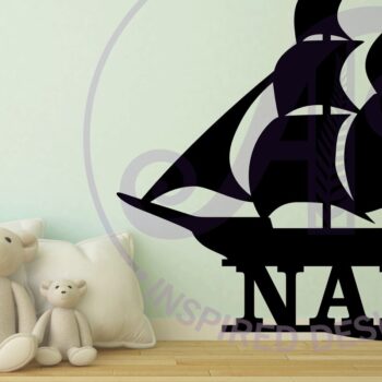 Intra απο ξύλο plywood 3mm-4mm πάχος – Σήμα ονόματος ιστιοφόρου Δίασταση  20x20 cm INTRAFABR-93489308 - Image 2