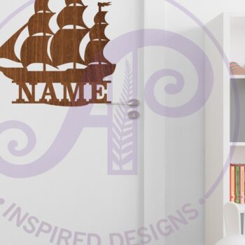 Intra απο ξύλο plywood 3mm-4mm πάχος – Σήμα ονόματος ιστιοφόρου Δίασταση  20x20 cm INTRAFABR-93489308 - Image 4