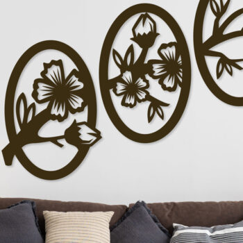 Intra απο ξύλο plywood 3mm-4mm πάχος – Sakura Branch Decor τοίχου Δίασταση  40x30 cm INTRAFABR-74399311 - Image 1