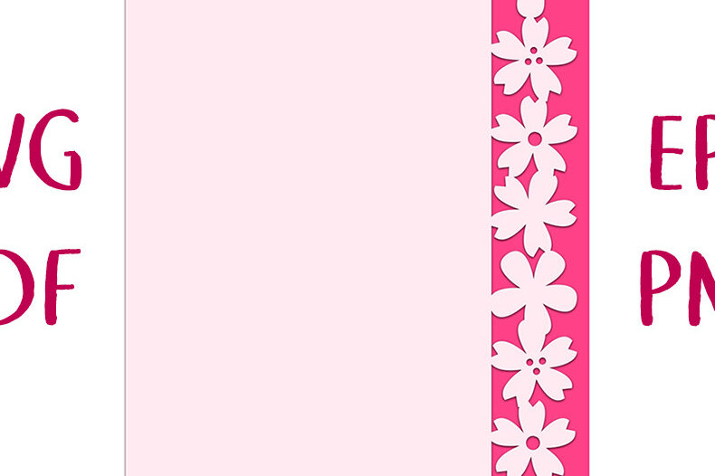 Intra απο ξύλο plywood 3mm-4mm πάχος – Sakura Cherry Blossom Edge Card Cut Δίασταση  20x20 cm INTRAFABR-26297889